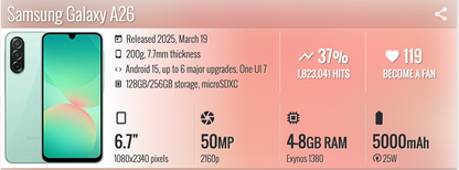 Samsung A26 8/256