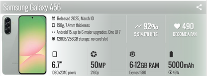 Samsung A56 12/256